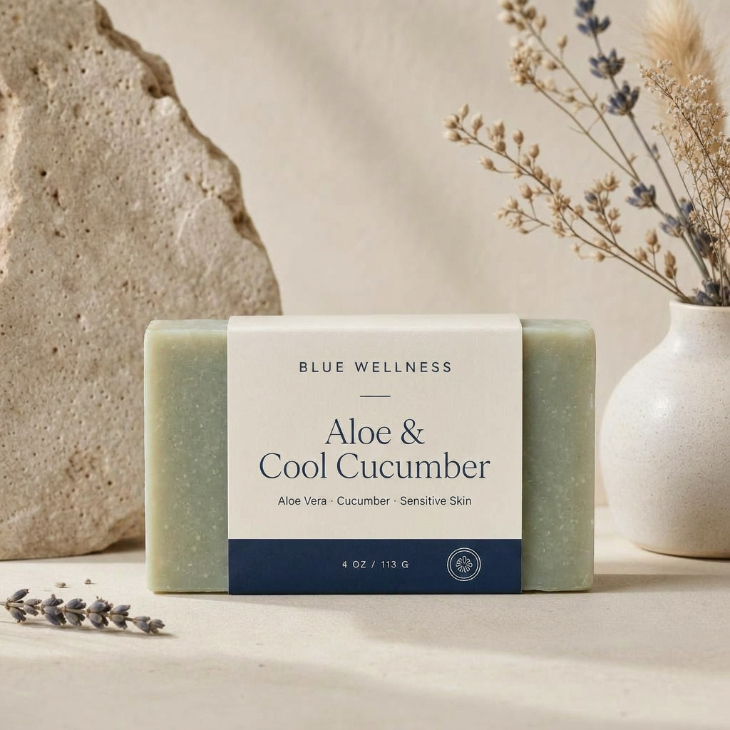 Blue Wellness Aloe & Cool Cucumber Soap